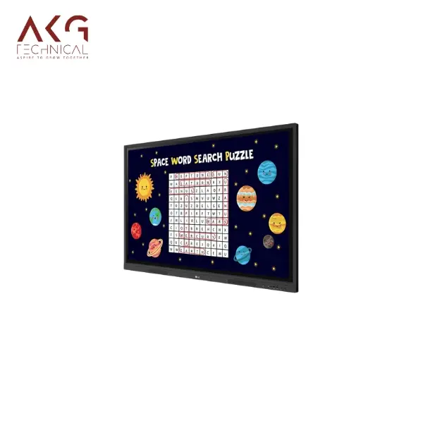 LG CreateBoard, 75" Interactive Flat Panel,  Model No. 75TR3DK