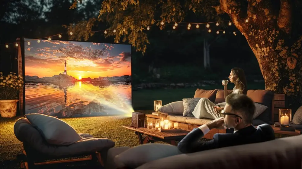 LG CineBeam Q 4K UHD Smart Portable Laser Projector HU710PB